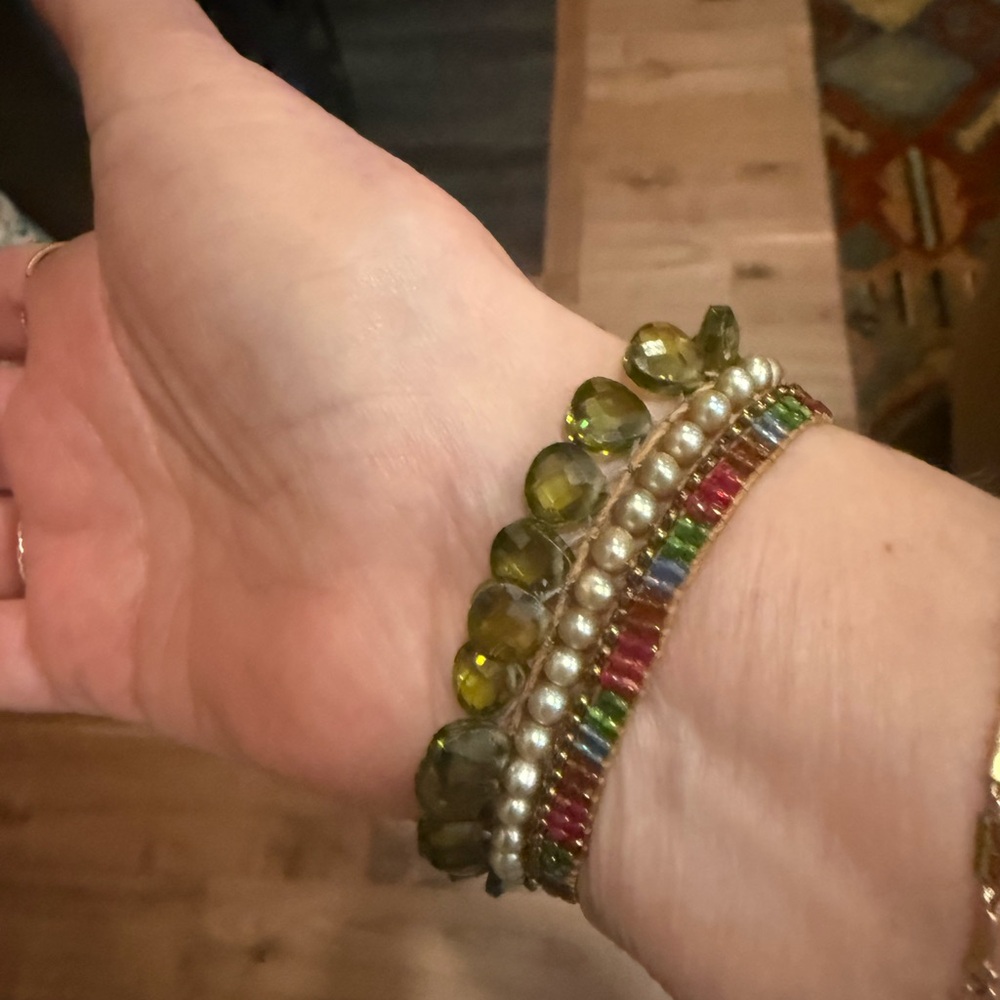 Chili Rose gem stone bracelet